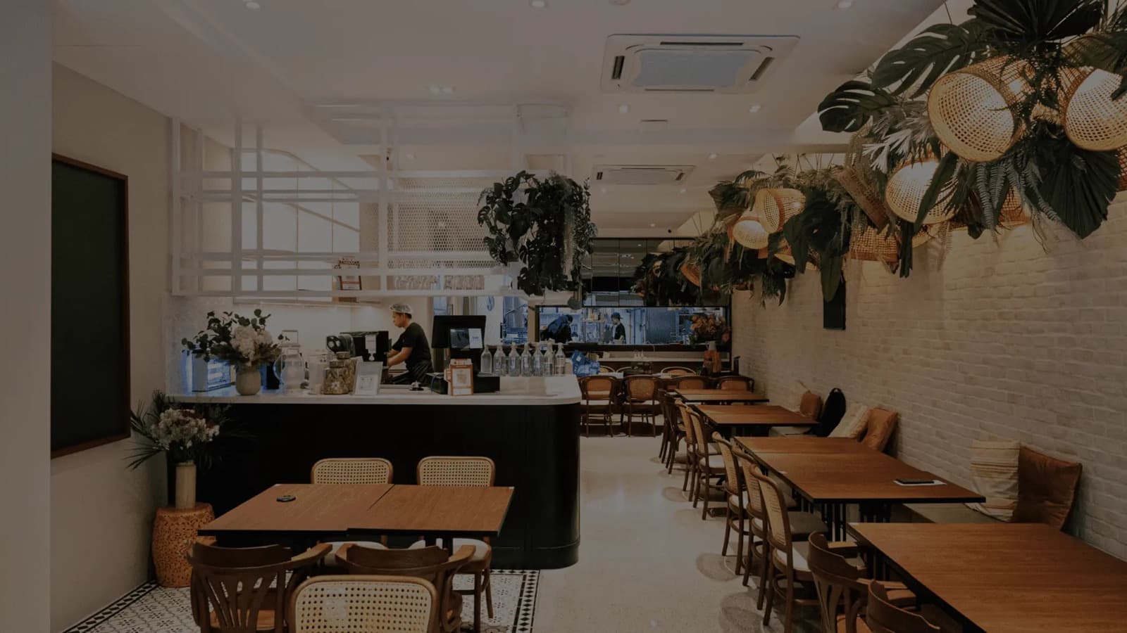 The Savor dining room, a short walk from Savor Wellness