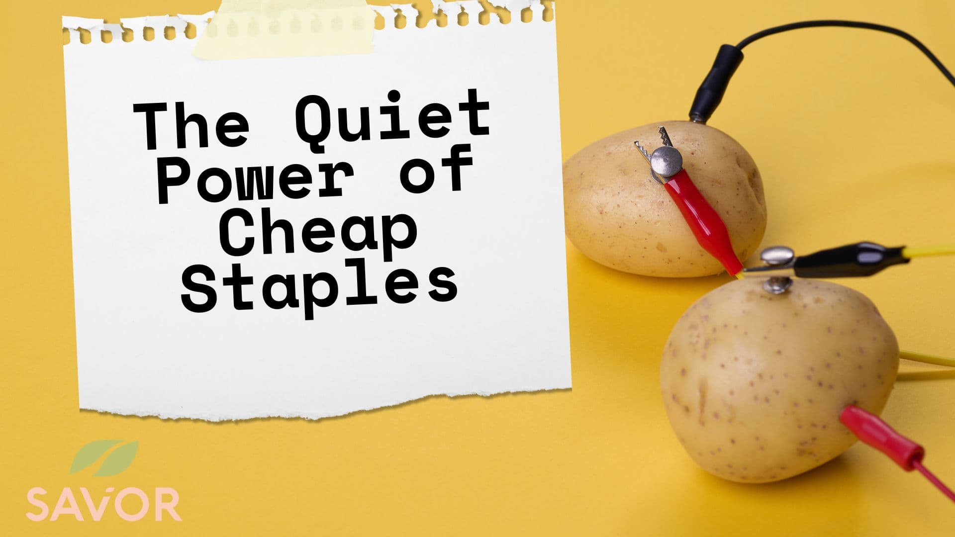 The Quiet Power of Cheap Staples