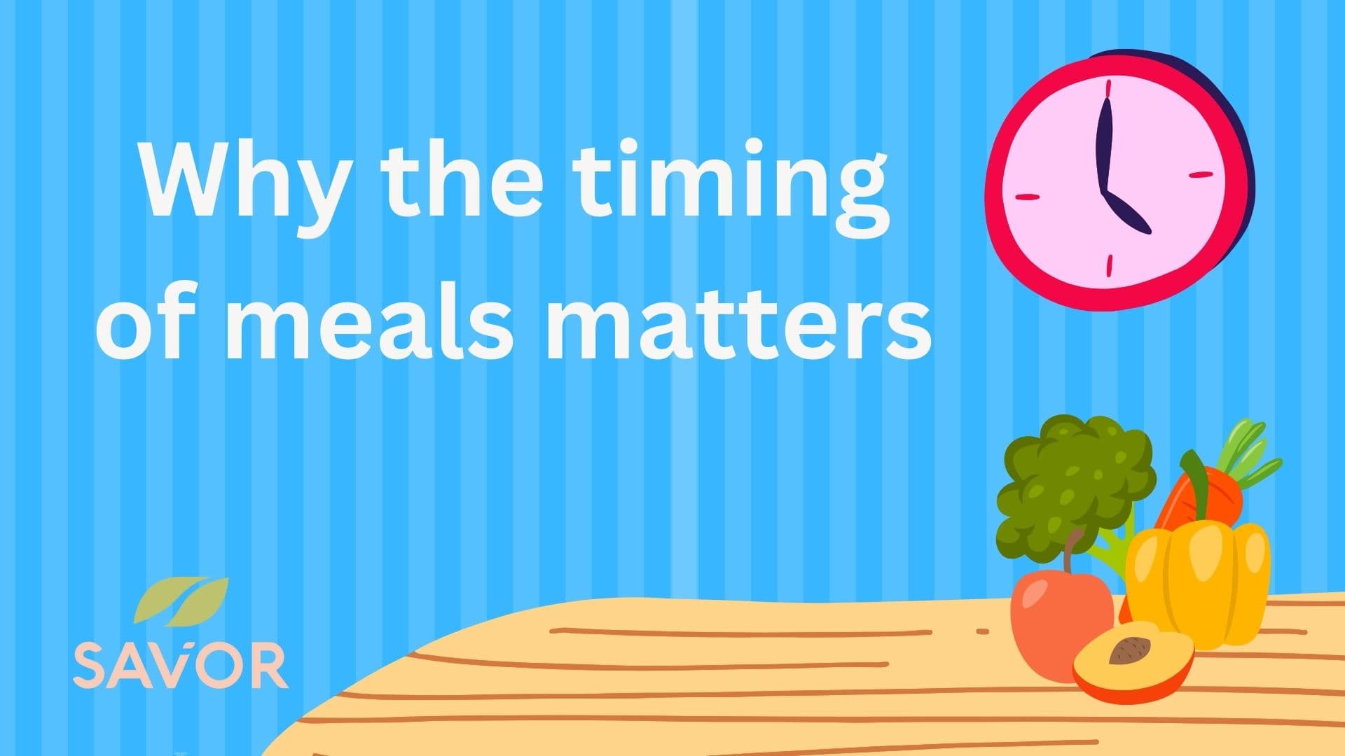 Why the timing of meals matters